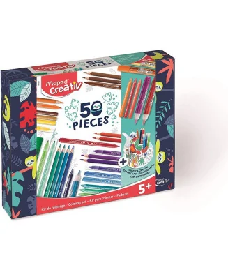 Kit Pintura Maped Creativ com 50 Peças 907037