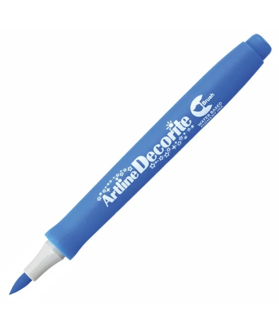 Marcador Artline Decorite Brush Azul