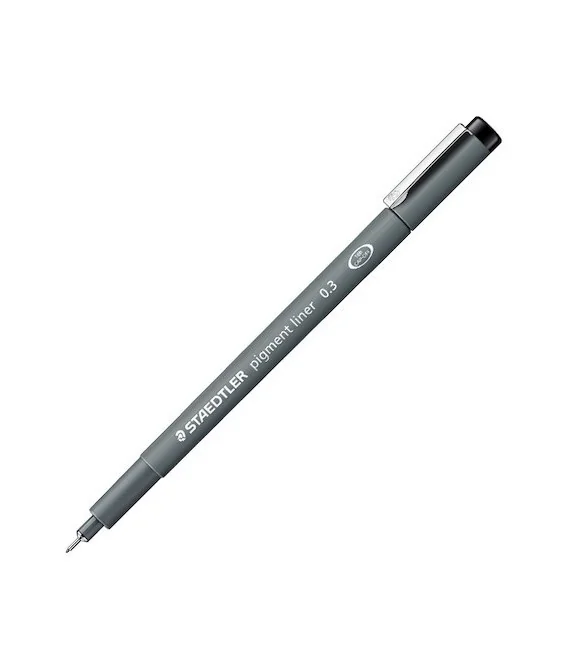 Marcador Calibrado Staedtler 308 Pigment Liner Preto 0,3mm