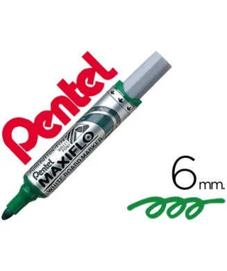 Marcador p/Quadro Branco Pentel Maxiflo MWL5M Verde
