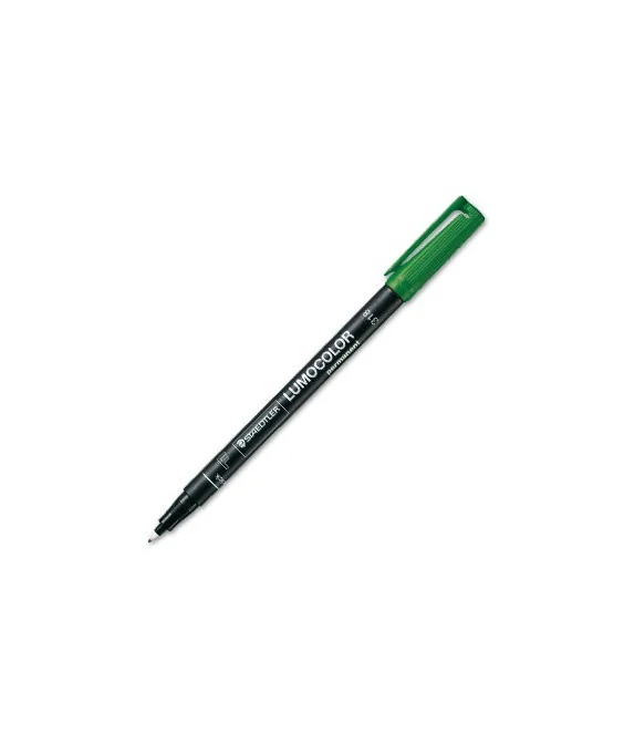 Marcador Staedtler Lumocolor para Acetato Ponta Fina 0,6mm 318-5 Verde