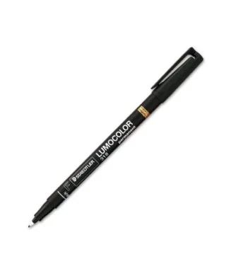 Marcador Staedtler Lumocolor para Acetato Ponta Fina 0,6mm 318-9 Preto