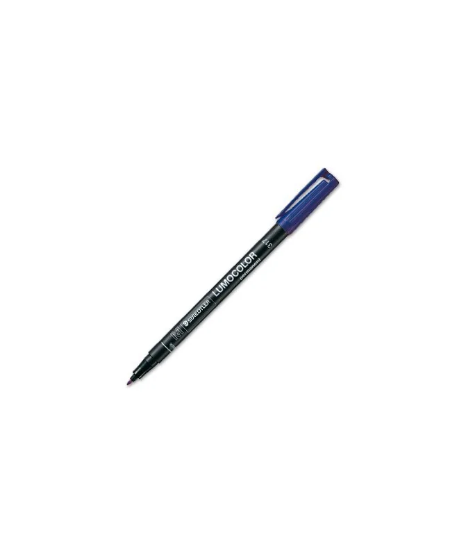 Marcador Staedtler Lumocolor para Acetato Ponta Média 1mm 317-3 Azul