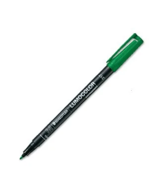 Marcador Staedtler Lumocolor para Acetato Ponta Média 1mm 317-5 Verde