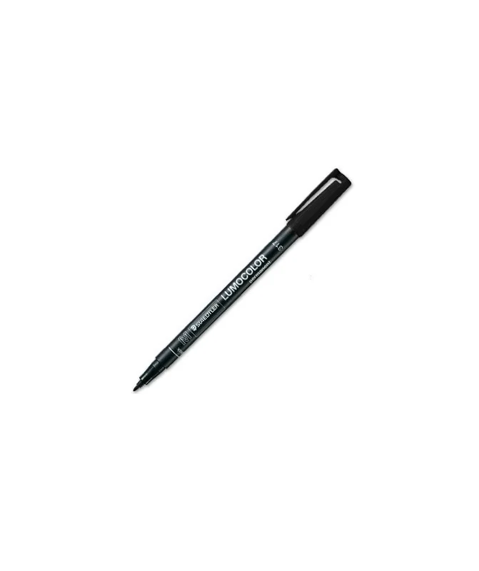 Marcador Staedtler Lumocolor para Acetato Ponta Média 1mm 317-9 Preto