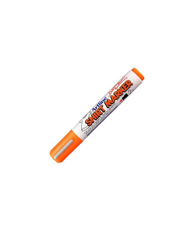 Marcador T-Shirt Marker Artline 2mm EKT-2 Fluorescente Laranja