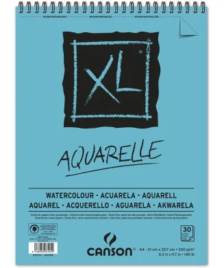 Bloco Canson XL Aquarelle 30Fls. 300g A4 039170