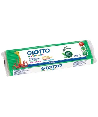 Plasticina Vegetal Giotto Patplume 350grs 510108 Verde Claro