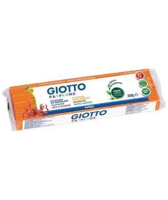 Plasticina Vegetal Giotto Patplume 350grs 510110 Laranja