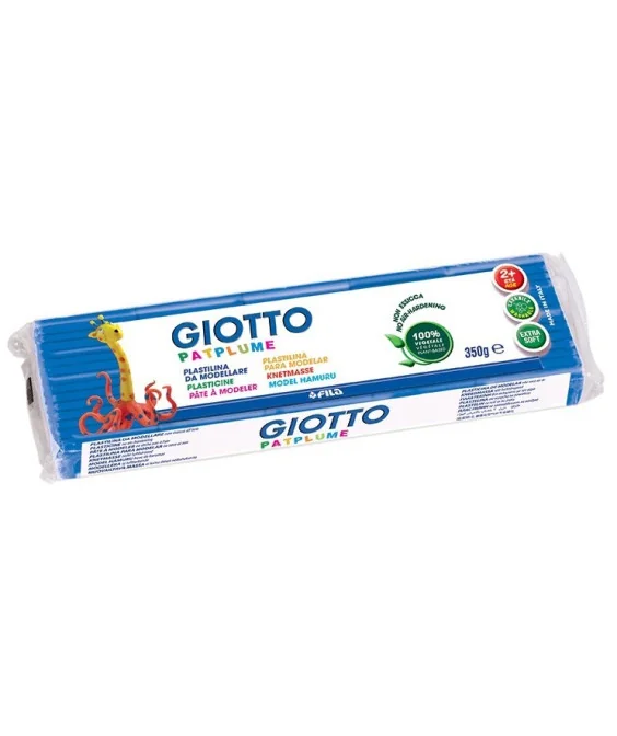 Plasticina Vegetal Giotto Patplume 350grs 510112 Azul Claro