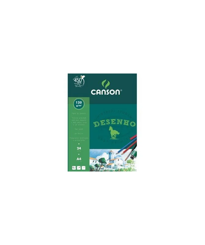 Bloco Papel Desenho Branco Canson A4 05602 9900