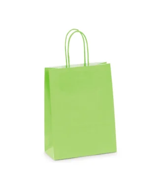 Saco Papel Mini A5 18x8x23cms Verde Claro