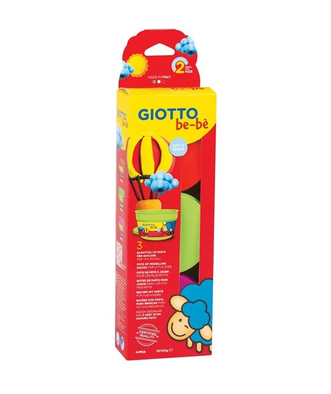 Set Giotto Bebé 3 Boiões Pasta de Modelar 462502