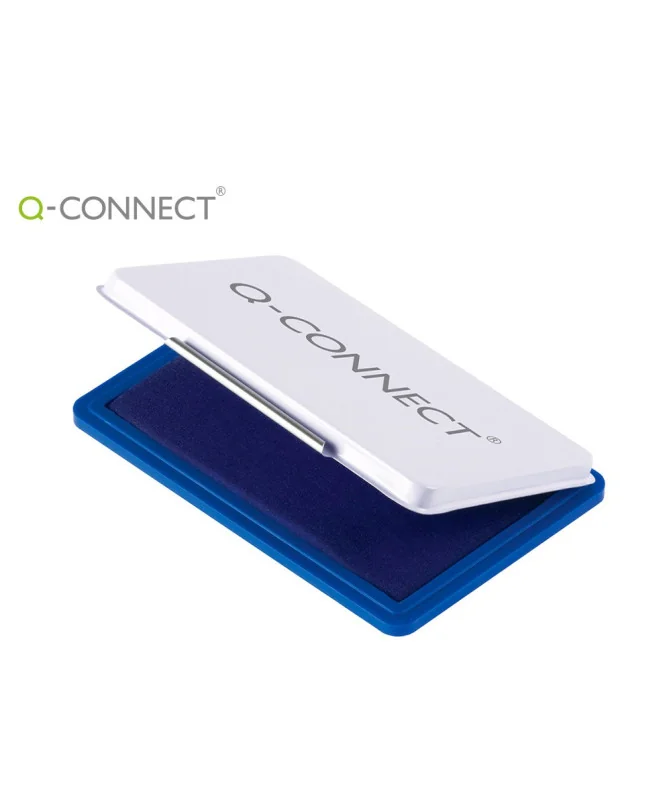 Almofada para Carimbos Q-Connect Azul 110x70mm