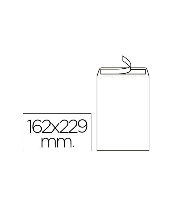 Envelope C5 162x229 Bolsa Tira de Silicone Cx. 250 Unidades