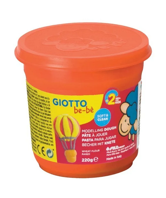 Boião Pasta de Modelar Giotto BeBé 220 gr 463003 Laranja