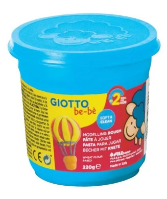 Boião Pasta de Modelar Giotto BeBé 220 gr 463004 Azul Cyan