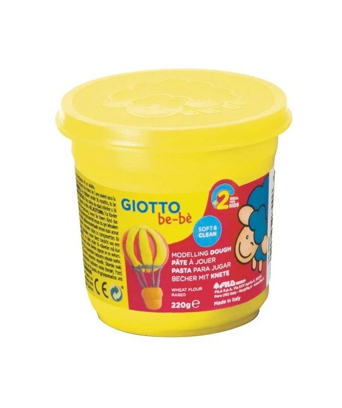 Boião Pasta de Modelar Giotto BeBé 220 gr 463006 Amarelo