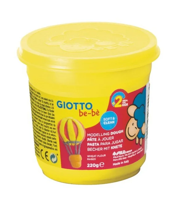 Boião Pasta de Modelar Giotto BeBé 220 gr 463006 Amarelo