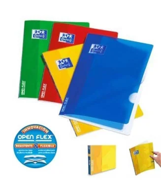 Caderno Agrafado Oxford OpenFlex 48Fls. A4 Cores Sortidas Liso