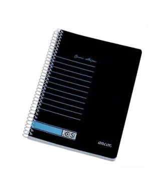 Caderno Espiral Ancor CST Capa Dura A4 Quadriculado