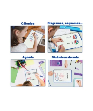 Caderno Espiral Oxford Capa Dura W&E A4 Quadriculado Cores Sortidas