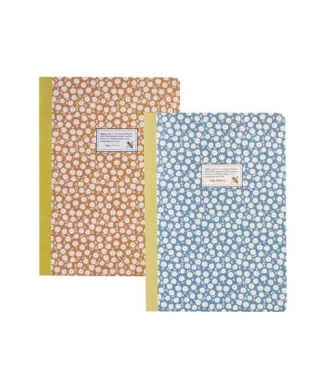 Caderno agrafado A4 B'log Play Me Flowers 48fls 90g Pautado Ancor