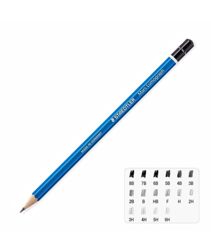 Lápis Para Desenho Staedtler Lumograph 100 2b 2154