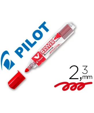 Marcador Pilot V-Board Master Para Quadro Branco Traço 2,3mm Tinta Líquida Vermelho