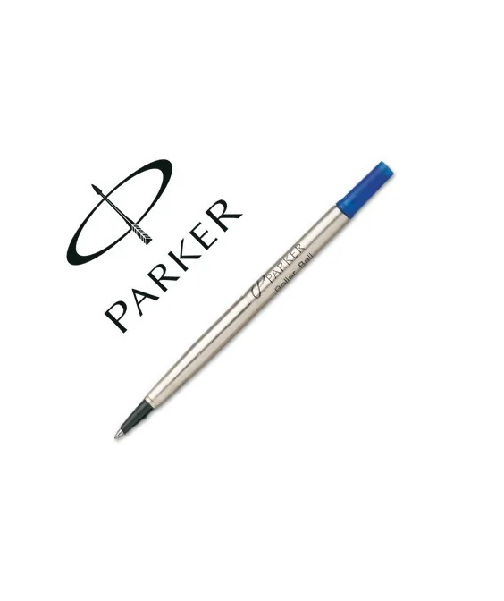 Recarga Roller Ball Parker 0,5mm Fina Azul