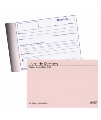 Livro de Recibos Comerciais FIRMO 100x100 Autocopiativo (A5)