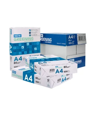 Resma de Papel Fotocopia A4 Greening 80gr