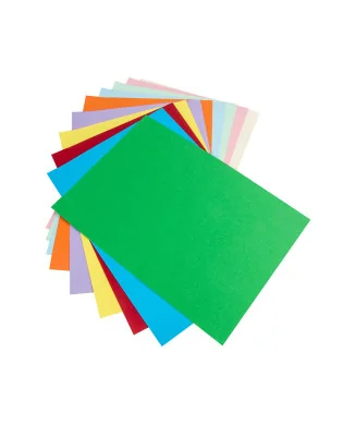 Papel de Cor Liderpapel A4 Emb. 100fls 10 Cores x 10 Folhas