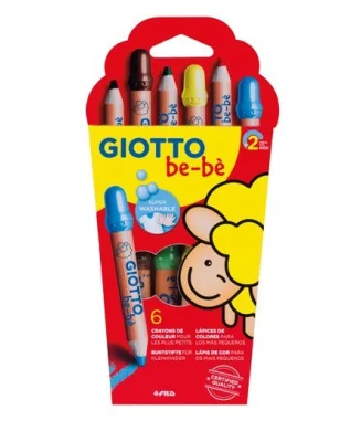 Caixa 6 Super Lápis de Cor Giotto Bebé 469600