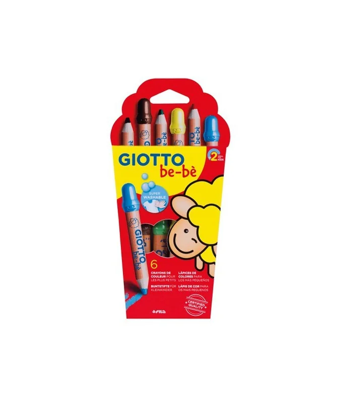 Caixa 6 Super Lápis de Cor Giotto Bebé 469600