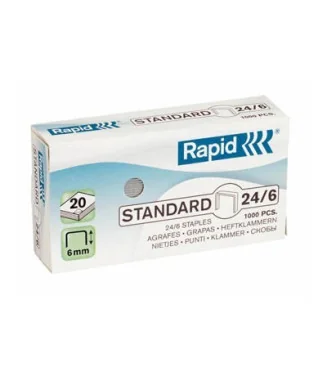 Caixa c/1000 Agrafes Rapid Standard 24/6