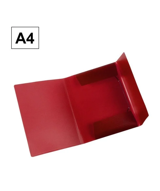 Capa Plástica c/ Elásticos A4 Plus Office Vermelho